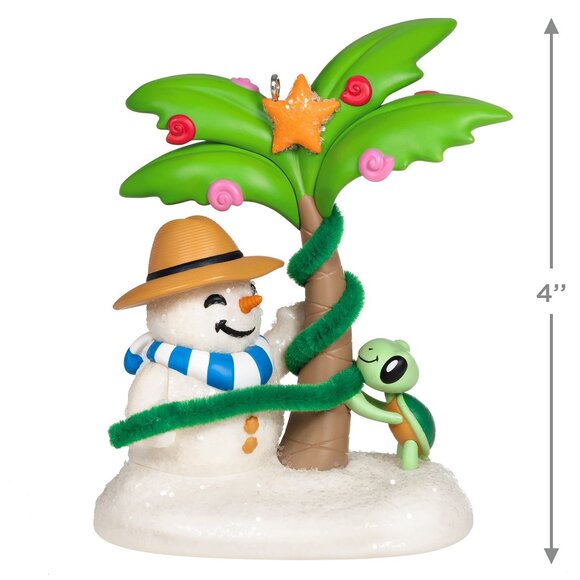 New! Sandal the Sandman #1 Hallmark Keepsake Christmas Ornament 2022 Beach - Picture 3 of 5